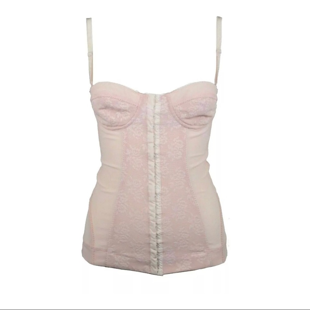 D&G Pink Bustier Top, AW 10, Size 2 US, NEW
